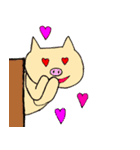 へたぴのアニマルたち（個別スタンプ：39）