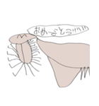 しゃべるアザラシ：6さいが描いたスタンプ（個別スタンプ：17）