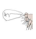 しゃべるアザラシ：6さいが描いたスタンプ（個別スタンプ：22）