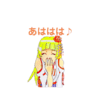 頑張る巫女お姉さんと愉快なお友達 1（個別スタンプ：6）