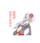 頑張る巫女お姉さんと愉快なお友達 1（個別スタンプ：16）