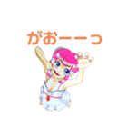 頑張る巫女お姉さんと愉快なお友達 1（個別スタンプ：24）