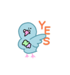 ハト郎さんとシカ太くん POP！（個別スタンプ：15）