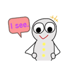 かわいいオバケ しぃちゃんの英会話（個別スタンプ：16）