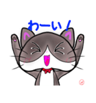 ハチワレにゃ（個別スタンプ：5）