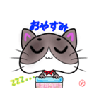 ハチワレにゃ（個別スタンプ：6）