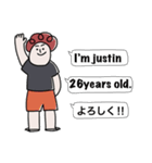 Justin happy 26th birthday！（個別スタンプ：7）