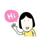 本当テニスじゃない、バドミントンです。（個別スタンプ：1）