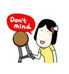 本当テニスじゃない、バドミントンです。（個別スタンプ：4）