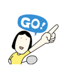 本当テニスじゃない、バドミントンです。（個別スタンプ：9）