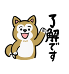 まじめに生きる芝犬くんのスタンプ（個別スタンプ：12）