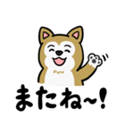 まじめに生きる芝犬くんのスタンプ（個別スタンプ：16）
