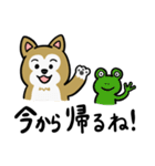 まじめに生きる芝犬くんのスタンプ（個別スタンプ：21）