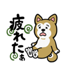 まじめに生きる芝犬くんのスタンプ（個別スタンプ：25）
