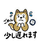 まじめに生きる芝犬くんのスタンプ（個別スタンプ：39）