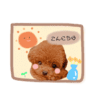 トイプードルくま2（個別スタンプ：2）