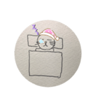 キモカワ！落書きネズミの返事（個別スタンプ：15）