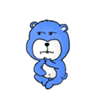 青い熊君 V2（個別スタンプ：1）