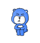青い熊君 V2（個別スタンプ：2）