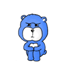 青い熊君 V2（個別スタンプ：3）