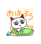 合耳猫〜保育士資格試験めざせ合格！〜（個別スタンプ：34）