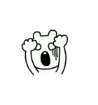 シンプルくま？（個別スタンプ：7）