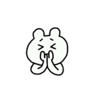 シンプルくま？（個別スタンプ：19）