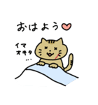 ちょいワルゆすねこの毎日スタンプ（個別スタンプ：1）