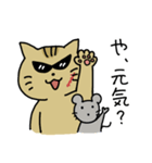ちょいワルゆすねこの毎日スタンプ（個別スタンプ：3）