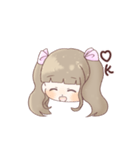うさ耳ヘア女の子（個別スタンプ：3）