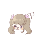 うさ耳ヘア女の子（個別スタンプ：5）