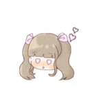 うさ耳ヘア女の子（個別スタンプ：6）