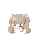 うさ耳ヘア女の子（個別スタンプ：10）