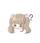 うさ耳ヘア女の子（個別スタンプ：19）