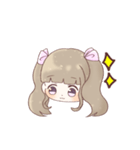 うさ耳ヘア女の子（個別スタンプ：22）