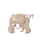 うさ耳ヘア女の子（個別スタンプ：24）