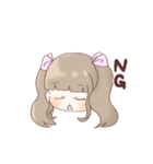 うさ耳ヘア女の子（個別スタンプ：26）