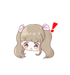 うさ耳ヘア女の子（個別スタンプ：40）