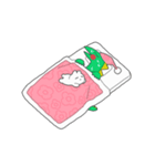 きょうりゅうのかんちゃんとへんないきもの（個別スタンプ：13）