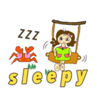よく使う日常会話 マダりんちゃん（個別スタンプ：35）