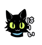 敬語くろねこ（個別スタンプ：8）