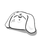 表情だけで伝えるウサギ（個別スタンプ：6）