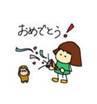 おかっぱちゃん vol.1（個別スタンプ：35）