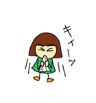 おかっぱちゃん vol.1（個別スタンプ：38）