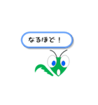 カマキリ 日常会話 シンプル（個別スタンプ：11）