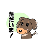 ミニチュアダックスのチョコくん（個別スタンプ：40）