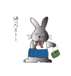 不器用なうさぎ・ぎんさんの決めゼリフ（個別スタンプ：5）