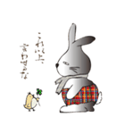 不器用なうさぎ・ぎんさんの決めゼリフ（個別スタンプ：15）