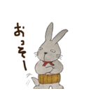 不器用なうさぎ・ぎんさんの心の叫び（個別スタンプ：7）