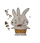 不器用なうさぎ・ぎんさんの心の叫び（個別スタンプ：11）